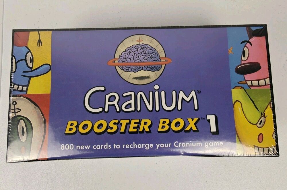 Cranium Cards Booster Box 1 - Factory Sealed - 800 New Cards Y2K